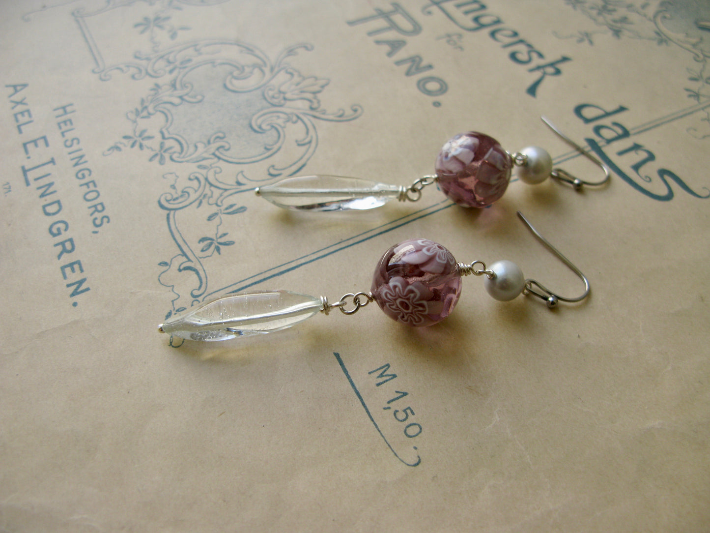 Summer's Day long earrings