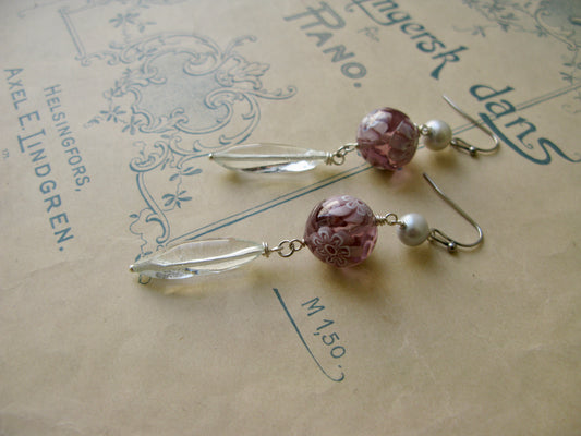 Summer's Day long earrings