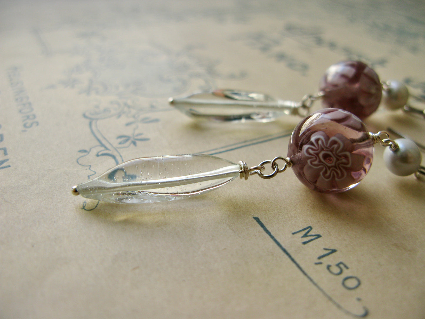 Summer's Day long earrings