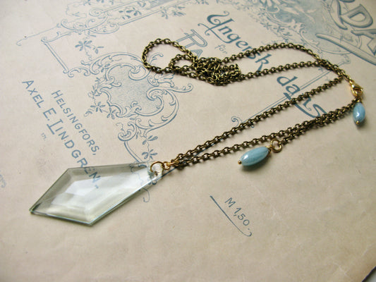 Aqua necklace