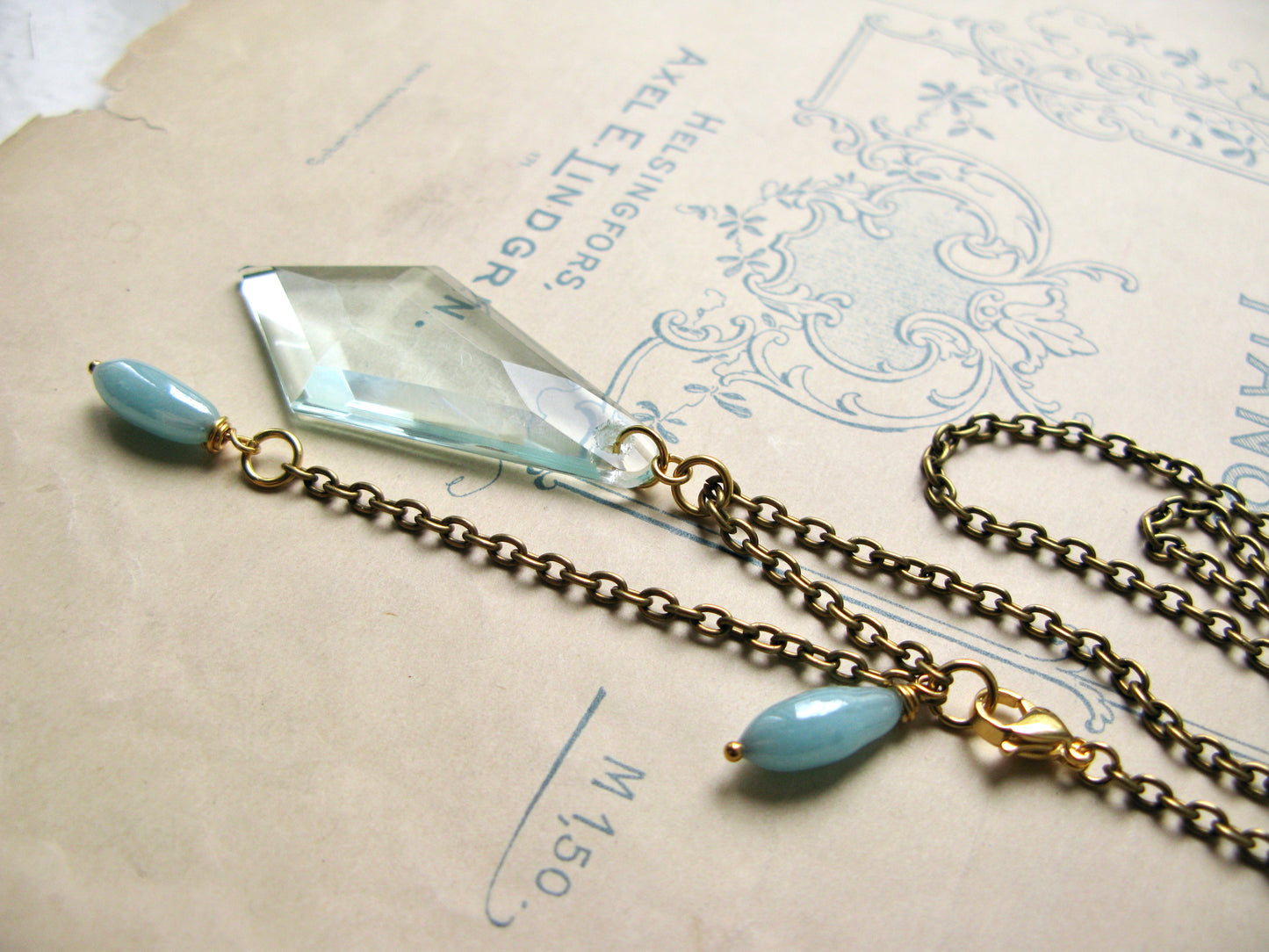 Aqua necklace