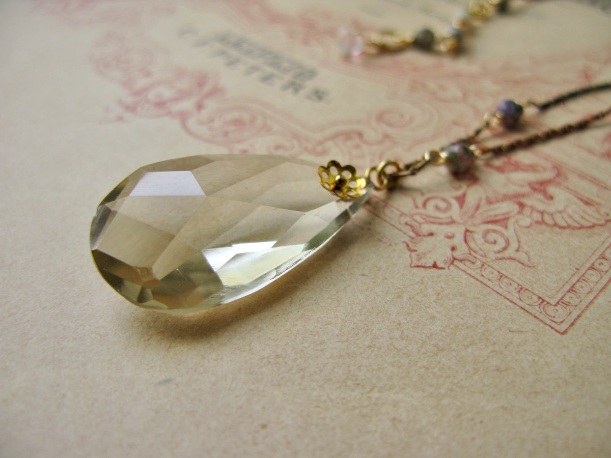 Queen of Hearts crystal necklace