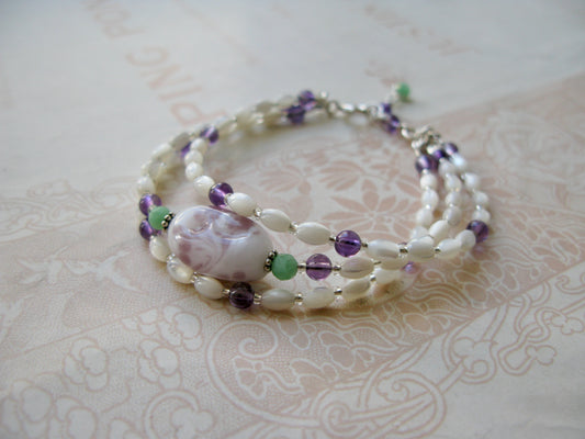 Waterlily bracelet