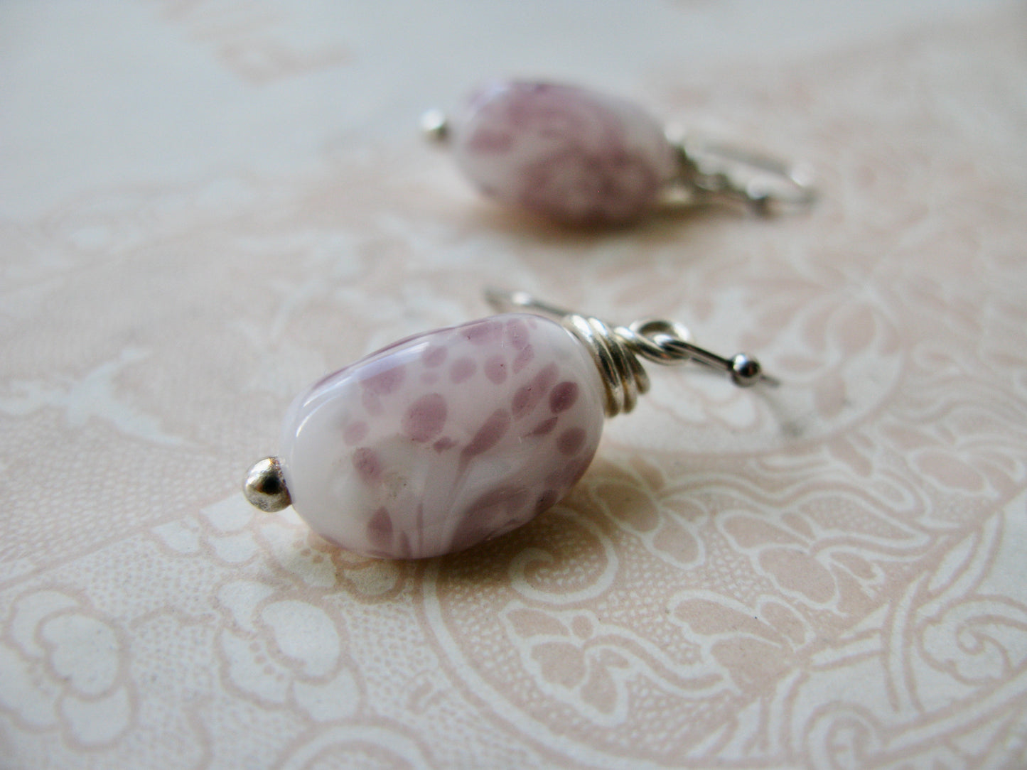 Waterlily earrings